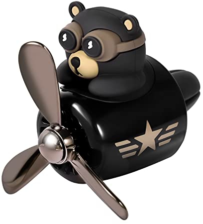 LUTER Bär Auto Lufterfrischer Clip, Bär Aromatherapie Diffusor Auto Niedlich Auto Duft Diffusor Dekoration Auto Innenraum Auto Duftspender Air Vent Clips für Damen und Herren
