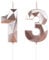 Yiran Geburtstagskerzen Zahlen 13, 5cm Roségold Geburtstagskerzen, Kerzen Geburtstag, Geburtstag Kerzen, Tortendeko Geburtstag, Kuchendeko Geburtstag, Geburtstagskerzen für Geburtstagsdeko, Nummer 13