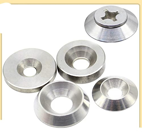 M3 M4 M5 M6 M8 M10 M12 Senkkopf-Unterlegscheibe, konisch, flach, massiver Kopf, konkav und konvex, konische 304 Edelstahl-Unterlegscheiben-Kegel M12 x 36 x 8 (1 Stück)