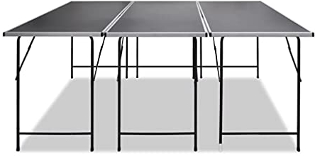 Tidyard 3-teilige Klapptisch Multifunktionstisch-Set Tapeziertische Tapeziertisch Tisch aus MDF-Tischplatte + Eisenbeine,Arbeitstisch 3 Tische Tisch-Set,Verbunden durch Klammern