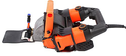 Schlitzfräse für Nassfräse staubfrei 90° 5200W Beton Elektrische Fräsmaschine staubfrei Router Mauerwerk Schneiden Marmor Granit Beton mit Etui