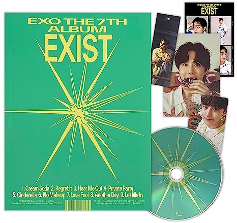 EXO - 7th Album [EXIST] (Photo Book Ver. - O Ver.) Cover + Photo Book + Photomatic + Bookmark + Post Card + CD-R + Photo Card + Poster + 4 Extra Photocards