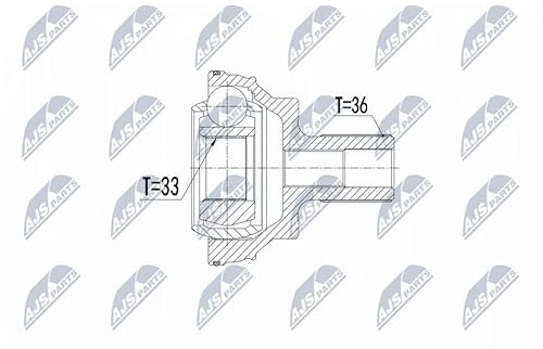 NTY Gelenksatz, Antriebswelle NPZ-VW-047