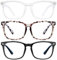 YFHUVB 3Pcs Blue Light Glasses - Men & Women, Computer Glasses - Clear Lenses
