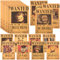 KEVRDRT Wanted Poster Vintage, Anime Poster, Posters7,5 x 11,2 Zoll, Wandcollage-Kits, Schlafzimmer Wandcollage, geeignet für Anime-Fans, Geschenk, Jungen, Mädchen, Raumdekoration (Qiwuhai)