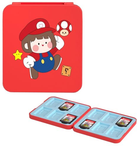 CUZKC Switch Game case Für Switch Lite NS, Tragbar und Dünn,12 Schlitze für Game-Karten und 12 für SD Schlitze