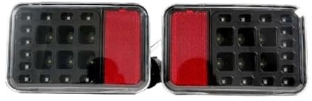 Für Jeep Für Wrangler JK 2007-2018 Für Wrangler JL 2018 + 1 Paar Hinten Stoßstange Nebel Parkplatz Reverse Bremse Lichter Lampe