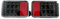 Für Jeep Für Wrangler JK 2007-2018 Für Wrangler JL 2018 + 1 Paar Hinten Stoßstange Nebel Parkplatz Reverse Bremse Lichter Lampe