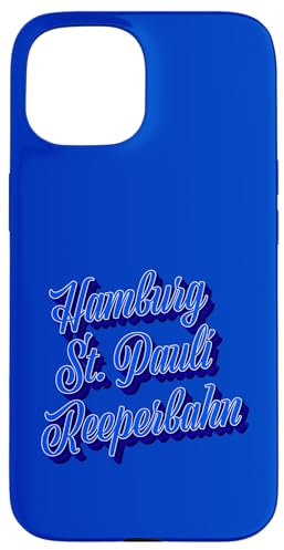 Hülle für iPhone 15 HAMBURG Hafen Hamburg St. Pauli Reeperbahn Typo