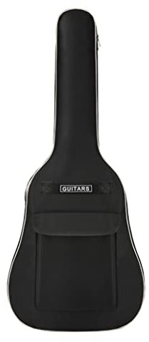 Gitarrentasche für 40/41 Zoll, 600d Oxford-Stoff, verstellbare Gitarren-Gigbag, wasserdichter, weicher Gitarrenrucksack mit Schultergriff, großes Fassungsvermögen, Akustikgitarrenkoffer, klassischer G