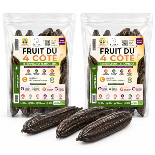 X8 Fruit moyen à petit du 4 Côtés Tétrapleura Tetraptera – Plante Naturelle Africaine – Fertilité Féminine – Régulation Hormonale – Bien-Être Intime – Usage Traditionnel