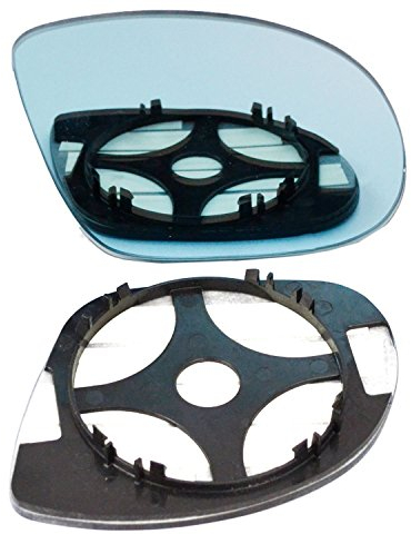 Driver Rechts Seite Flügel Tür blau Spiegelglas mit Trägerplatte # c-bn/r-bwme3692 [Clip auf]