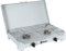 BERGER Robust Gaskocher 2 Flammig Camping 50 mbar | ideal als Outdoor Gaskocher Campingkocher Gas 2 Flammig für Gasflasche | Gaskocher ohne Zündsicherung, inkl. Anschlussschlauch 80 cm 4,6 kW