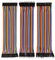 WheateFull 120pcs Multicolored Dupont 40pin Jumper Wires Kit for Arduino Boards, PCBs, PC Motherboards