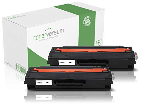 2 Toner kompatibel mit Samsung MLT-D103L D103S für ML-2950 ML-2955dw ML-2950ndr ML-2955 SCX-4726fn SCX-4728fd SCX-4729fw SCX-4729fd Laserdrucker Schwarz Multipack