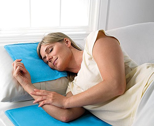 Burwells Cool Chill Pillow Gel Pad PVC Sleeping Aid Muscle Relief Bed Sofa Mat Cushion
