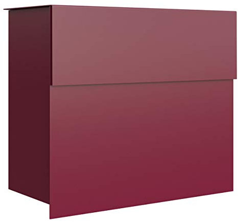 Briefkasten, Design Wandbriefkasten Molto Rot - Bravios