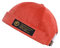 Herrenmütze, Dockermütze, Beanie, Matrosenmütze, Arbeitermütze, Rollmanschette, Retro, randlos, verstellbar, 7019-Rot, Einheitsgröße