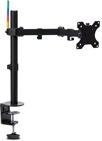 Kensington K55408WW SmartFit Ergo Single Monitor Arm - Black, Long