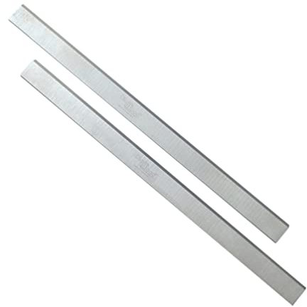DIAMWOOD - 2 X Fers de Rechange pour Raboteuse ou Dégauchisseuse | Lames de Rabot Réaffutables | 400 x 30 x 3 mm | Outil de Travail du Bois Dur ou Bois Tendre | Acier HSS