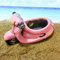 Kreative Garten Pflanze Topf Dreirad Elektroauto, niedliche Cartoon Pflanze Blume Sukkulente Pflanzgefäße, Retro Zement Auto Pflanzen Container Ornamente Dekoration,Pink