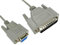 RS PRO Serielles Kabel / 9-polig, D-Sub Buchse / 25-polig, D-Sub Stecker, 2m, Beige