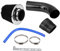 Filtro Automatico di Aspirazione dell'aria Fredda, Tubo Di Aspirazione dell'aria Fredda 76 mm, Filtro dell'aria Sportivo Universale, Kit Tubo di Induzione in Alluminio (blu)