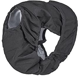 BePetMia Waschbare Windeln für Hunde, Wiederverwendbare Hundewindeln, Umweltfreundliche Damenbinden Höschen, Hygiene-Unterhose für Hunde in Hitze (XS: 20-35cm, Schwarz)