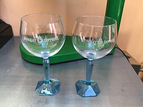 Gin Lot de 2 Verre à Cocktail Bombay Sapphire Neuf