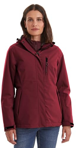 Killtec Damen Outdoorjacke Funktionsjacke mit abzippbarer Kapuze KOW 140 WMN Jckt wasserdicht, Winddicht, atmungsaktiv