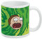 Tazza da caffè in ceramica con immagine di Rick and Morty, idea regalo per caffè, tè e bevande calde, 325 ml, colore bianco