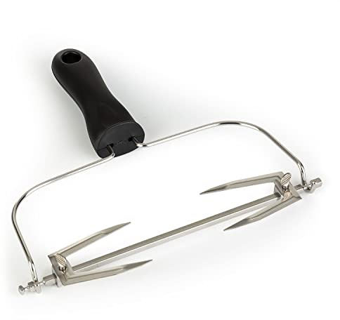 Klarstein - Spiedo girarrosto & leva per sollevarlo - Accessori per la friggitrice ad aria calda AeroVital Cube Chef, pezzi di ricambio in acciaio inox di alta qualità, facili da pulire