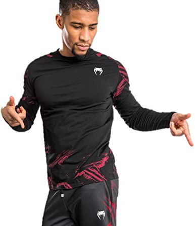 Venum Herren UFC Authentic Fight Week 2.0 T-Shirt, Schwarz/Red, L