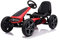 FINOOS Mercedes Go Kart - Lizenziert - Kinder Pedal Auto - Tretauto - Cart - Kettenantrieb - Eva-Reifen (Rot)