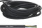 Lapp 16001313 H07RN-F 5 x 6 mm² Cavo flessibile in gomma con conduttore di protezione, cavo resistente ai raggi UV per esterni, resistente all'olio, ignifugo, cavo di collegamento 5G6 mm2, nero