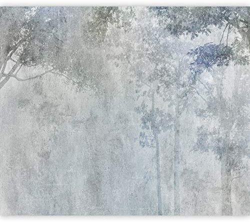 murando PREMIUM Fotomurales Bosque 350x256 cm Papel pintado tejido no tejido Decoración de Pared decorativos Murales moderna de Diseno Fotográfico Arbol Naturaleza Paisaje Gris b-A-0743-a-a