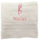 Personalisiertes Handtuch mit Namen Schön gestickter Sport Name Handbadetuch 100% Baumwollhandtuch Sportliche Motive Personalized Custom Towel with Name (140 x 70 cm, Ballett)
