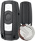 3 botones para llave BMW con llave VL2020 para BMW serie 1 3 5 X1 X3 X5 llave para BMW E60 E70 E71 E90 E92 E93