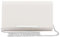 BAICLES PU-Leder Abendtasche Damen Clutch Handtasche Hochzeit Elegant Brauttasche Damen Kettentasche Mädchen klein Umhängetasche für Party Freizeit(Weiß)