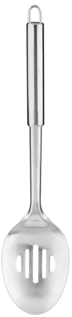 Practico Écumoire en acier inoxydable – Spatule à mousse en acier inoxydable – Cuillère à friture – Cuillère à spaghetti – Grande louche – Spatule à creuser et louche – Slotted Spoon
