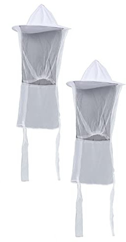 HWGING 2 x Imkerhut, Schutzhut für Bienenzucht, mit atmungsaktivem Netz, für Angler, Jäger, Wanderer, Camper