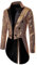 Modaworld Glitzer Sakko Herren Sakko Party Slim Fit Blazer Glitzer Frack Pailletten Gold Anzugjacke Zirkus Kostüm Vintage Paillette Sakko