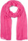 styleBREAKER Damen Schal Leicht & Transparent mit kurzen Fransen | Einfarbiges Halstuch für Frühling und Sommer | Weiches großes Schultertuch 188 x 100 cm, Farbe:Magenta