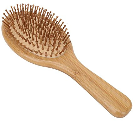 MOUMOUTEN Haarbürste Mit Holzgriff – 23 X 8 X 3,2 cm, Airbrush-Paddel-Haarbürste, Holz-Paddelbürste, Tragbare Haarbürste, Weiträumige Haarbürste, Linderung von Müdigkeit(#1)