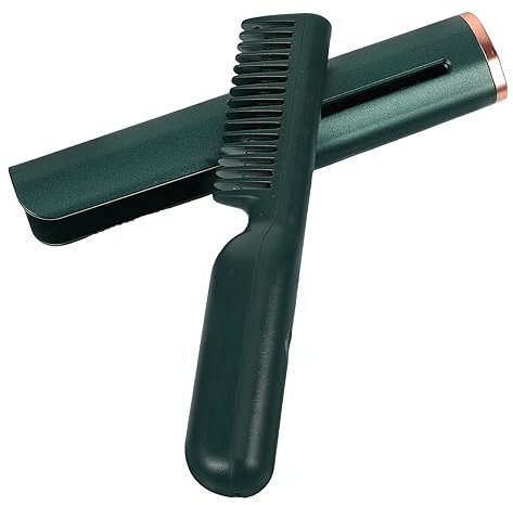 MAGICLULU Peigne Électrique Chauffant Brosse à Cheveux Pour Lisser Outil De Coiffure Portable Et Facile à Utiliser