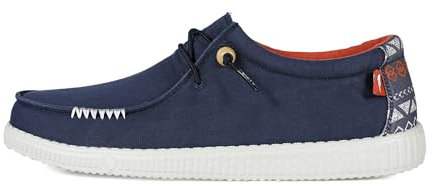 WALK IN PITAS WP150 Kin | Mocasines de Hombre | Naúticos Casual | Zapatillas de Verano | Zapatos de Hombre Casuales y Cómodos | Zapatos de PITAS para Hombre | Marino 42