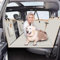 Lekespring Funda de Asiento de Coche para Perros con Fondo rígido, Fundas para Asientos Traseros para Perros para Camiones, Gran Lona de Coche para Perros con Extensor para Hamaca de Viaje, camión,