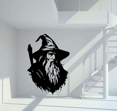 mein-motiv.com Wandtattoo Herr der Ringe Gandalf Größe M - ca. 60cm x 42cm