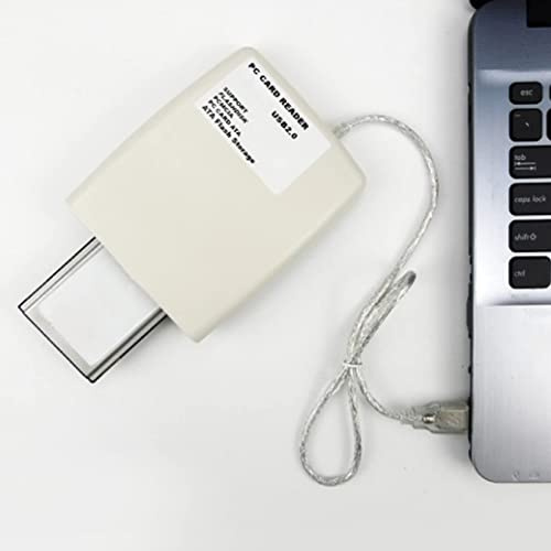 Beufee Kartenleser, USB 2.0 PCMCIa-Kartenleser-Adapter USB 2.0 auf 68-polige ATa PCMCIa-Speicherkartenleser-PC-Karte