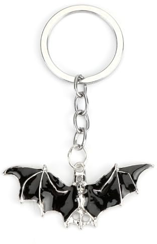 Personalisierte Fledermaus-Schlüsselanhänger aus Metall - Halloween-Geschenke, Freundschaftsgeschenke für Frauen, Süße Schlüsselanhänger für Freunde